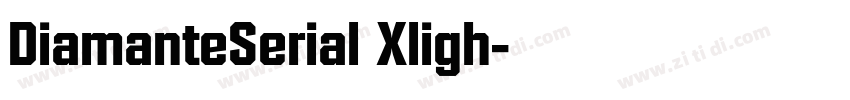 DiamanteSerial Xligh字体转换 DiamanteSerial Xligh字体转换